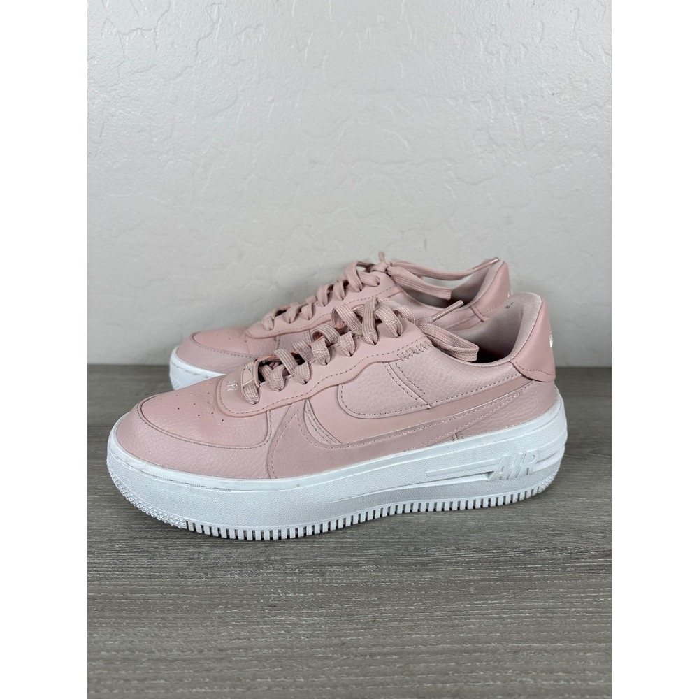 Nike Air Force 1 PLT.AF.ORM Atmosphere Pink Oxford White DJ9946-602 Womens 8 AF1